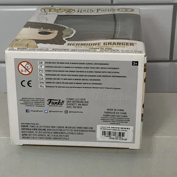 Funko Pop! Vinyl: Harry Potter - Hermione Granger #57 with mandrake - Picture 6 of 7